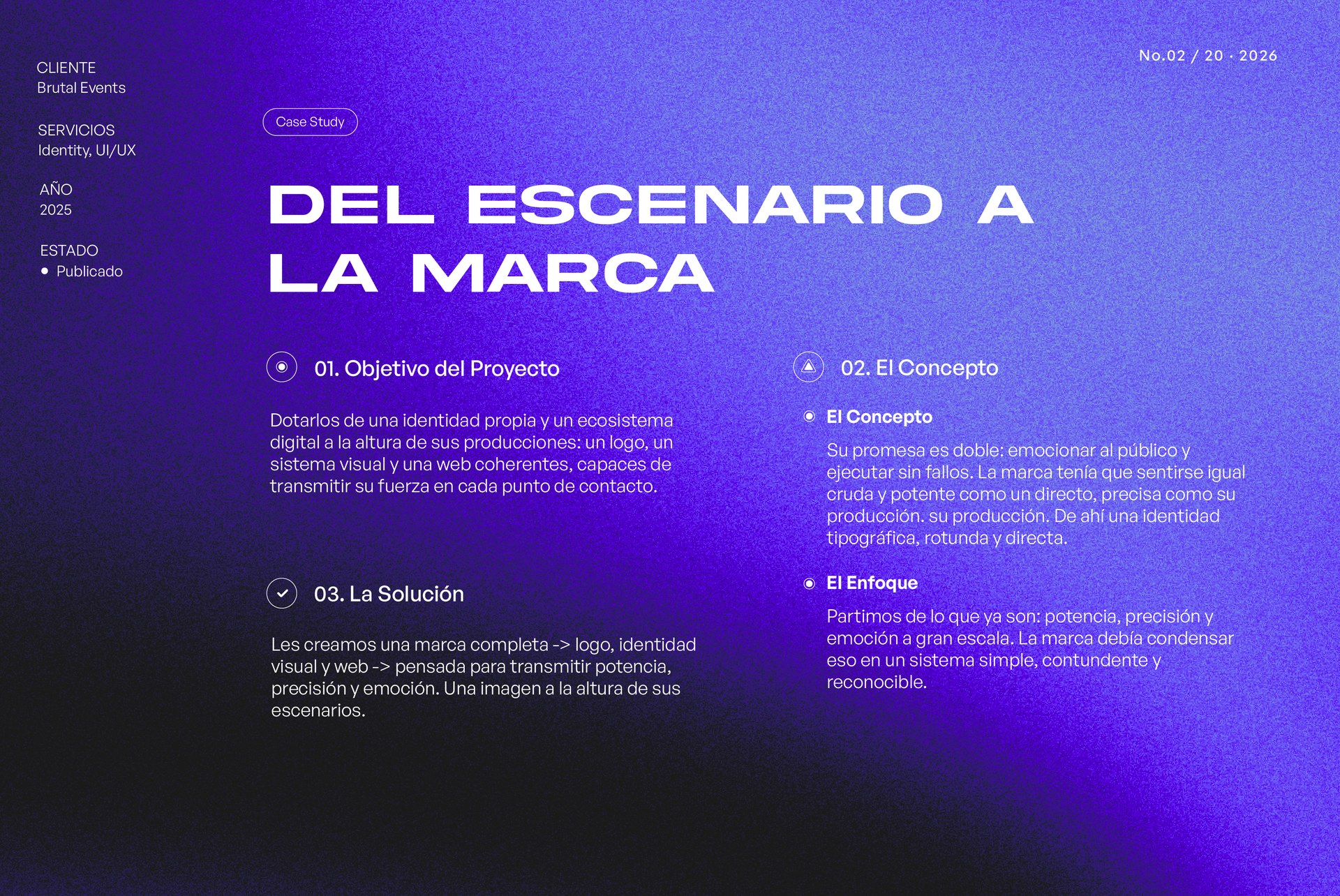 Brutal Events — del escenario a la marca
