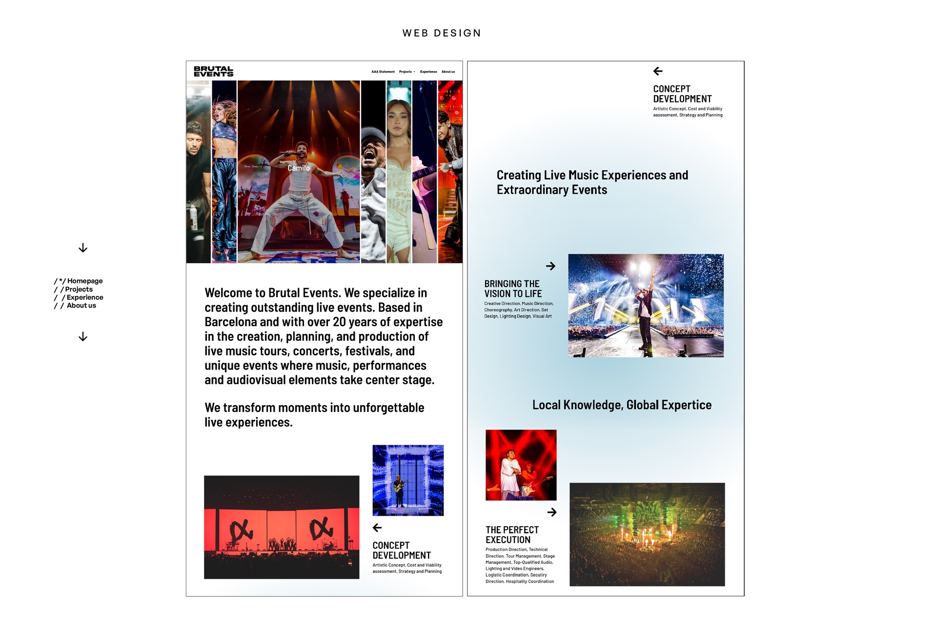 Brutal Events — web