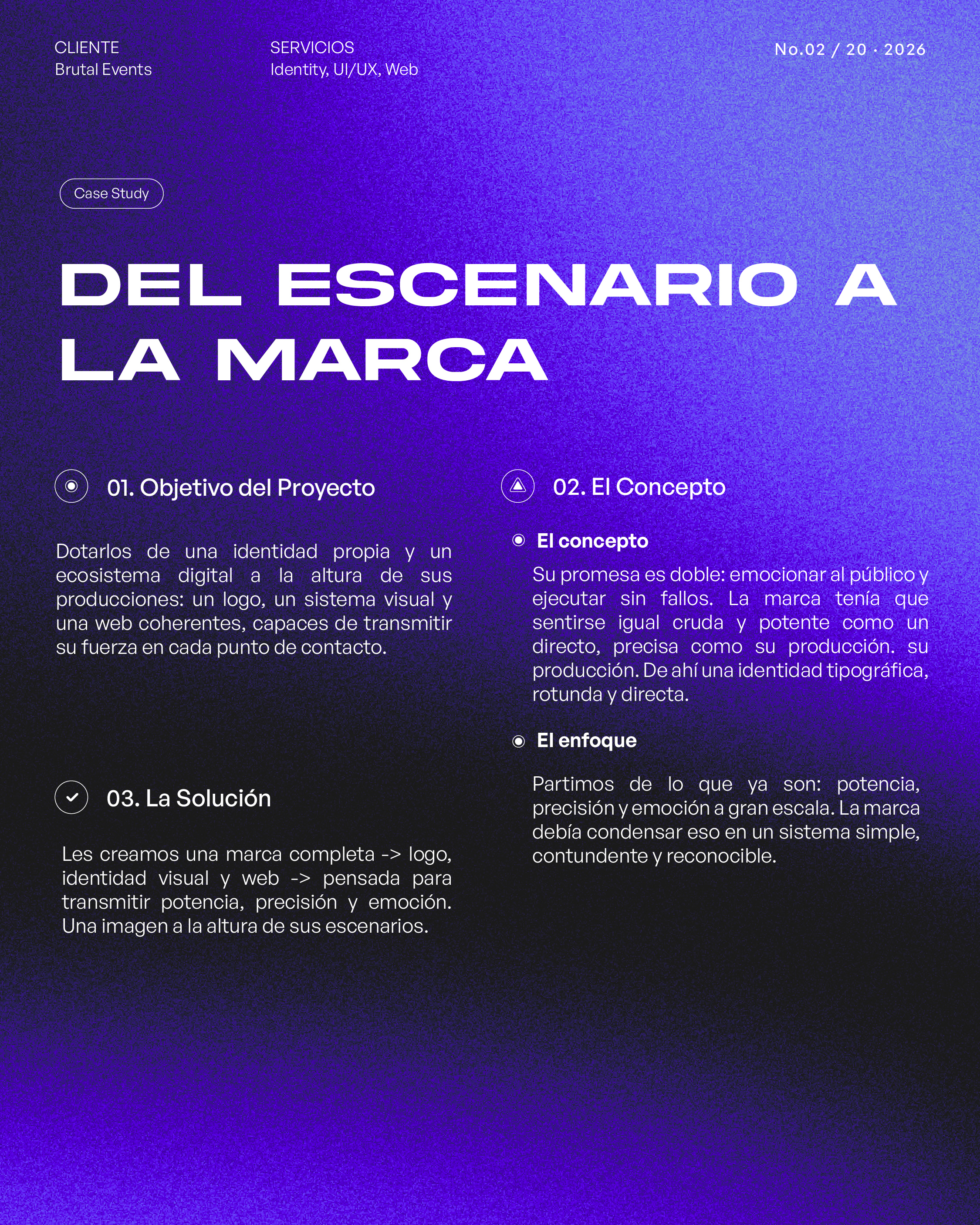 Brutal Events — del escenario a la marca