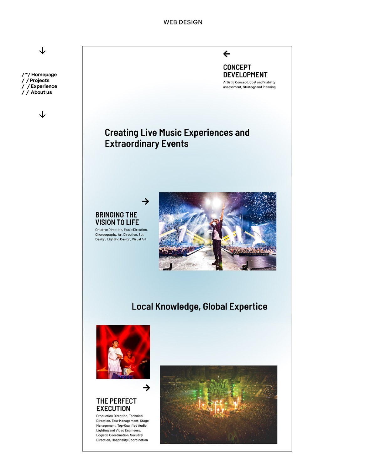 Brutal Events — web móvil