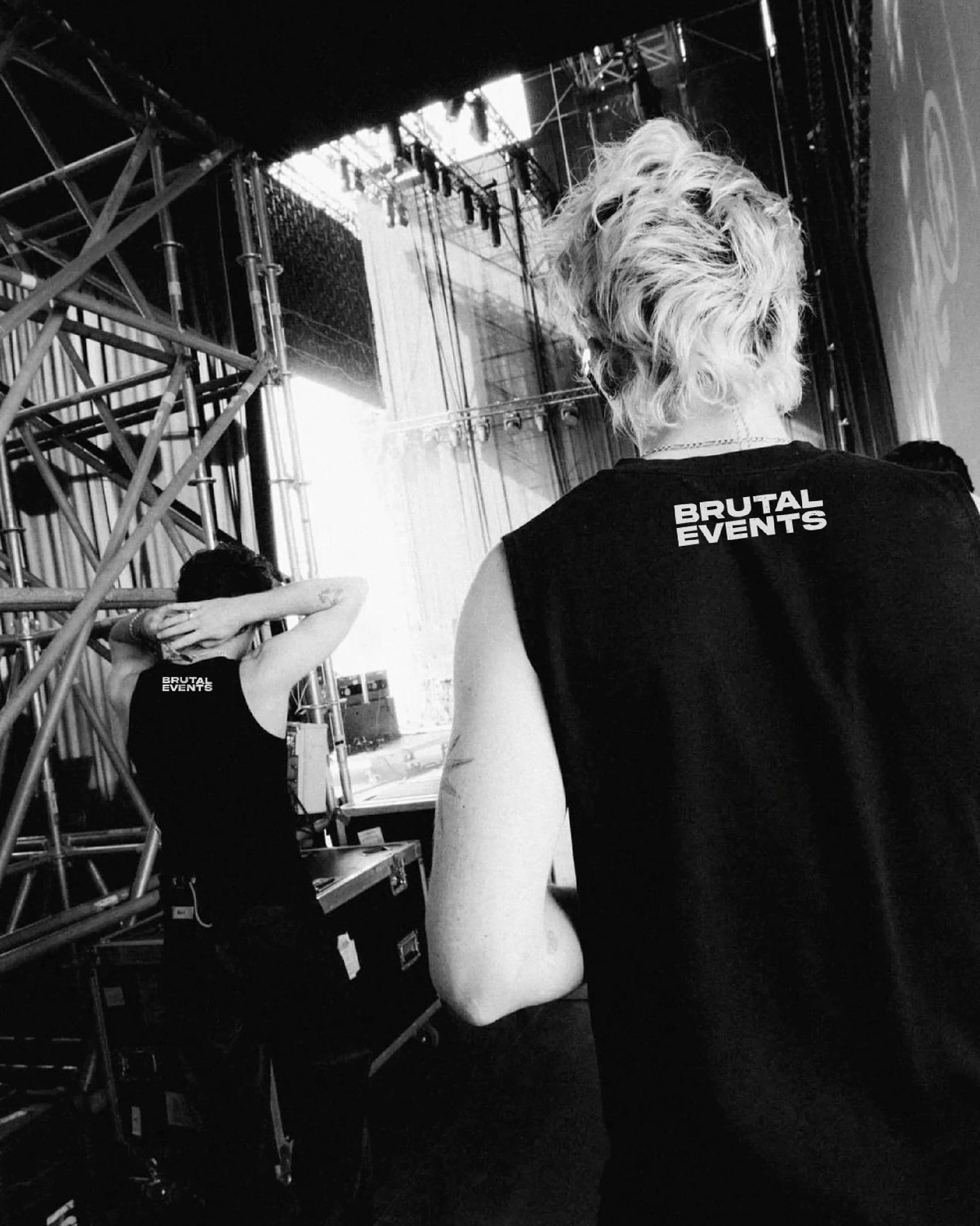 Brutal Events — merch de crew, backstage