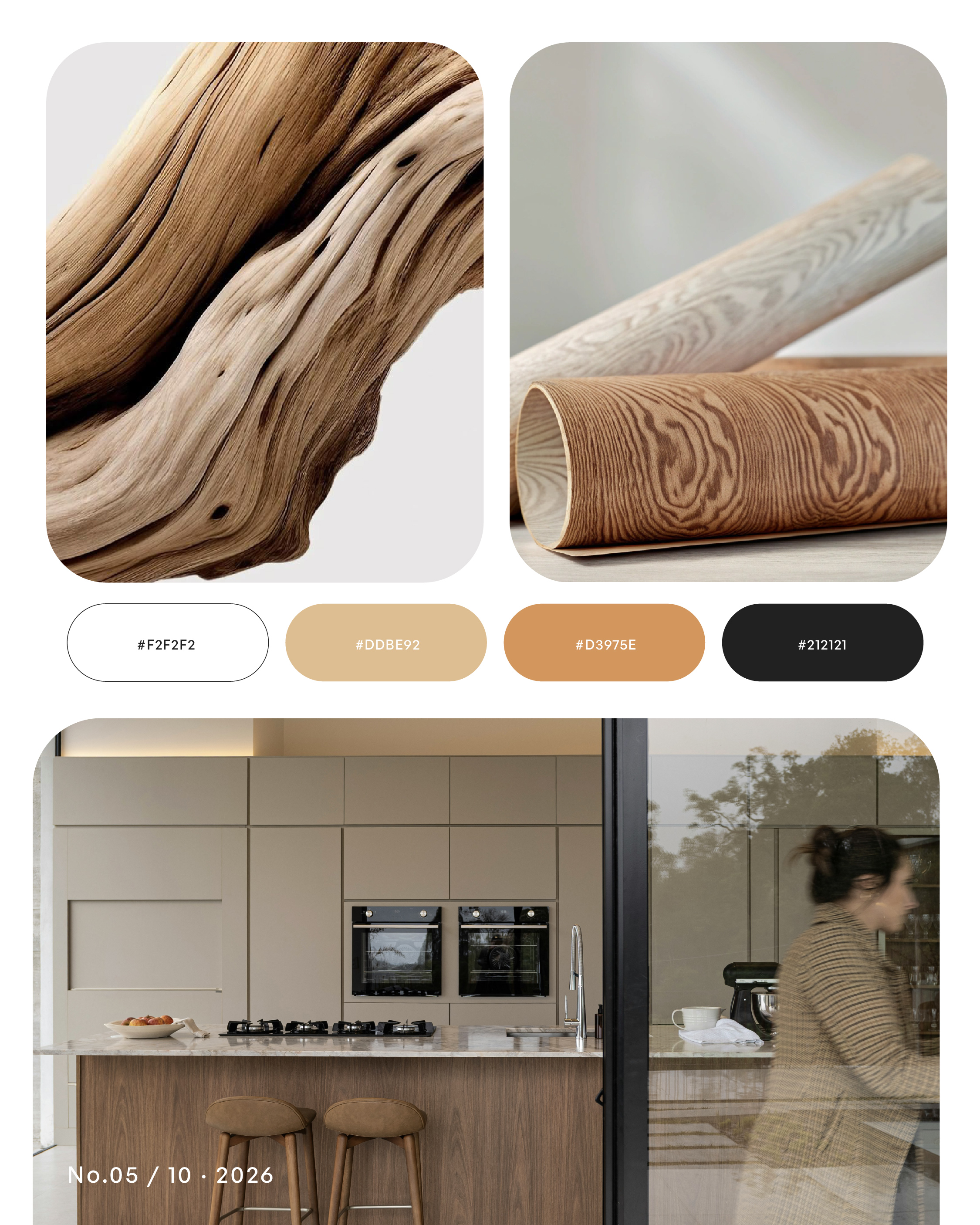 Silverwood — moodboard y tipografía